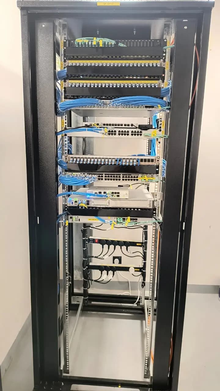 Network Rack New Installation - photo view 1