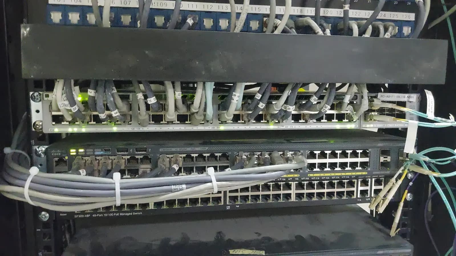 Rack Cabling Improvement – Site 02 - after view 4