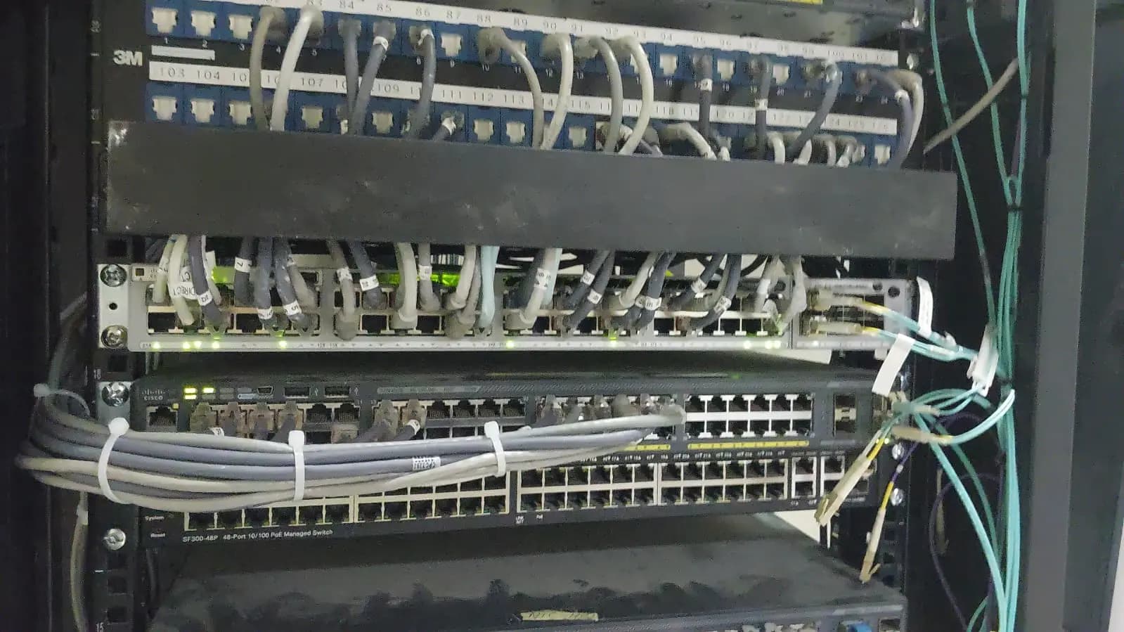 Rack Cabling Improvement – Site 02 - after view 5