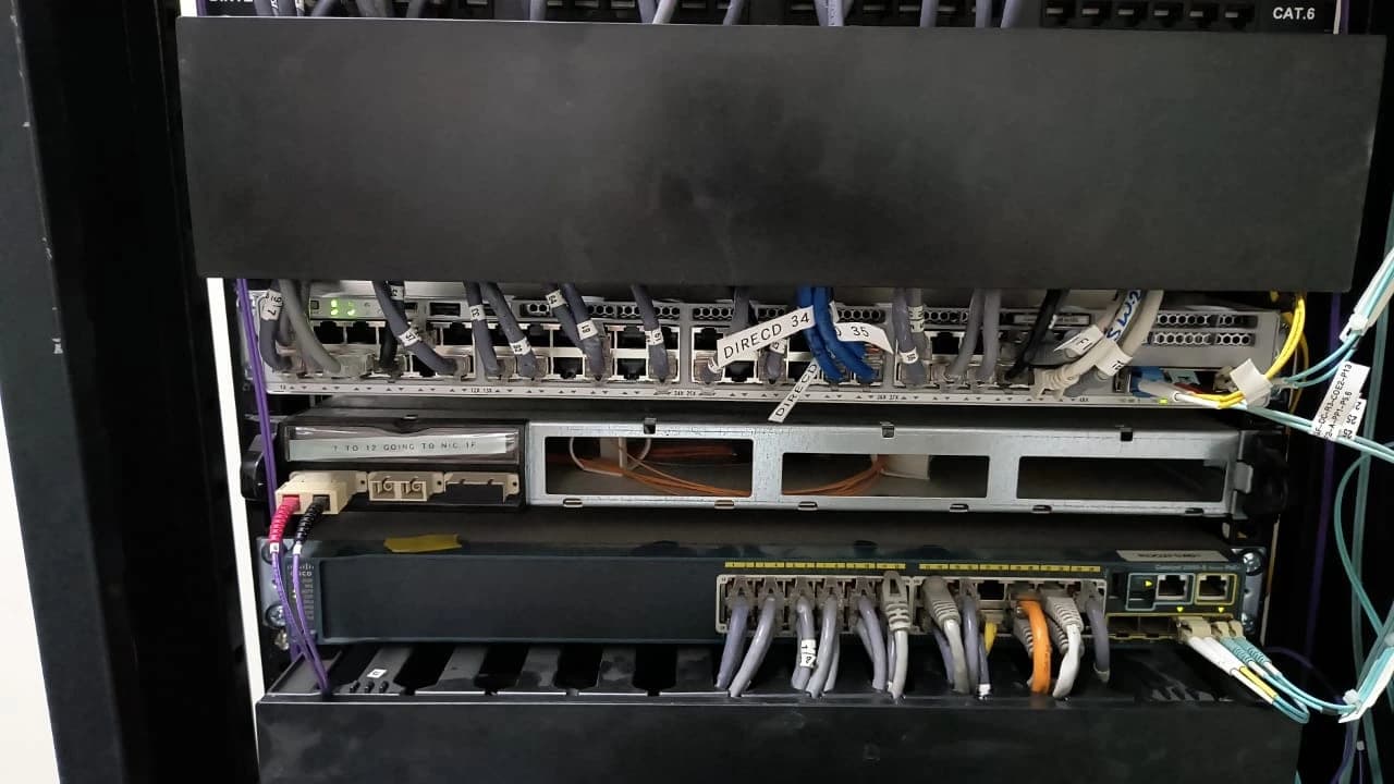Rack & Structured Cabling Improvement - after view 4